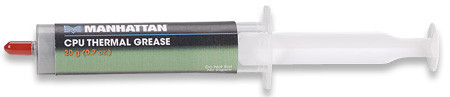 MANHATTAN 140065 - Pasta termica para CPU / 20g,Aumenta la conductividad térmica entre la CPU y el disipador de calor Ayuda a disipar el calor dañino para prolongar la vida útil de la CPU