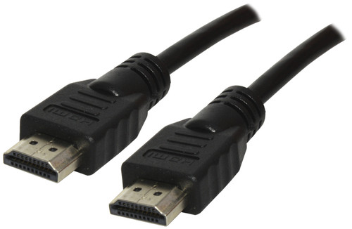 XCASE HDMIE-750 CABLE HDMI M-M 7.5MTS,1.3 Macho - HDMI 1.3 Macho, Negro que cuenta con conectores macho en ambos extremos.