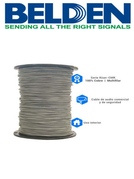 BELDEN 5300UE0081000 - Cable de alarma/ 2 Conductores / Calibre 18 AWG