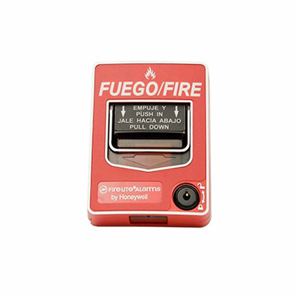 FIRE-LITE BG-12LSP Estación Manual de Emergencia â”‚ Doble Acción, Convencional con Mensaje en Español
