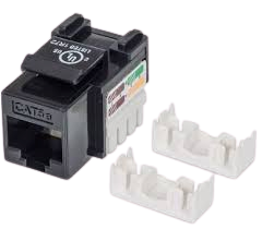 ERSA TE202NE JACK UTP CAT5E NEGRO 
