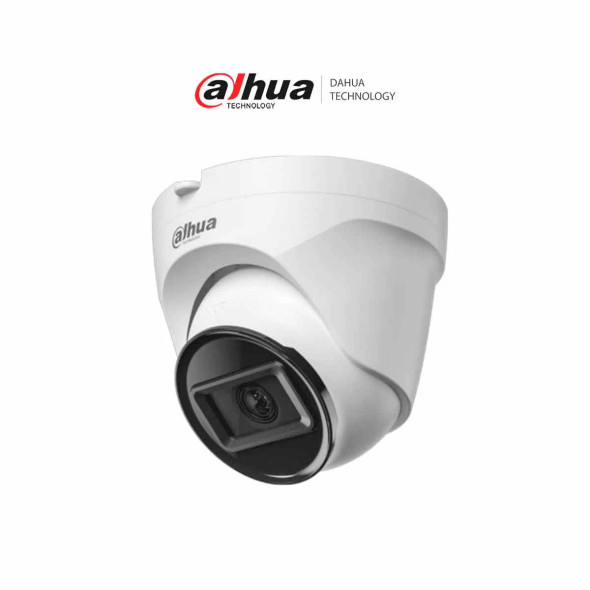 DAHUA DH-IPC-T1E40 - Camara IP Domo de 4 Megapixeles/ Lente de 2.8 mm/ 93 Grados de Apertura/ H.265+/ WDR Real de 120 dB/ IR de 30 Metros/ IP67/ PoE/Salida máxima de 4 MP (2560 × 1440) a 30 fps 