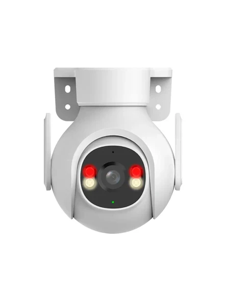 DAHUA DH-P5B-PV- Cámara IP PT WiFi de 5 Megapíxeles con audio bidireccional (micrófono y altavoz), sirena de 110dB, WiFi 6, detección de personas y vehículos, IP65 y ranura MicroSD. 