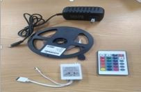 GOODWILL 21627 KIT TIRA DE LED SMD 5M RGB,KIT TIRA DE LED SMD/5M/RGB/ CON CONTROLADOR 