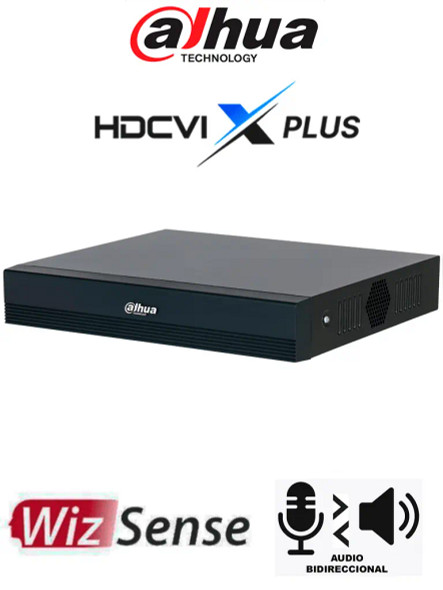 DAHUA DH-XVR1B16H-I/T - DVR de 16 Canales 5MP Lite con WizSense y H.265+/ HDCVI X PLUS/ Audio Bidireccional en los 16 Canales/Soporta 16 canales + 8 IP, o hasta 24 canales IP/ SMD Plus y Búsqueda Int. de Humanos y Vehículos/Compatible con Dolink Car
