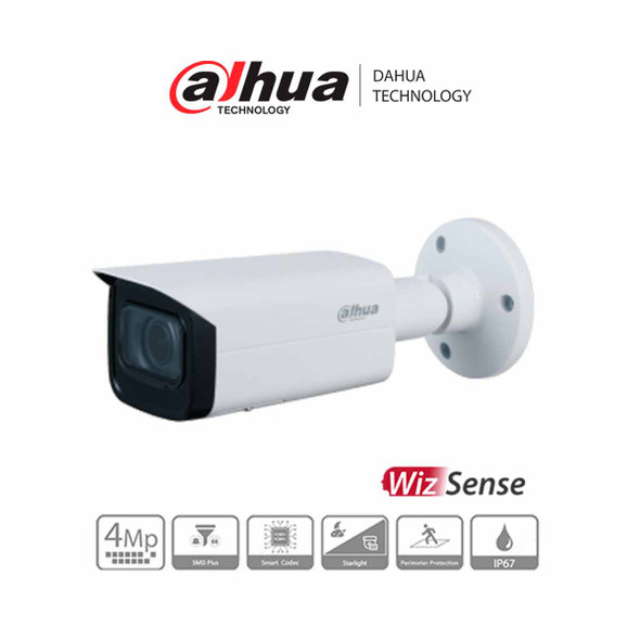 DAHUA IPC-HFW3441TN-ZS-27135 - Cámara IP Bullet Resolución de 4 MP/ Lente Mot. 2.7 a 13.5mm