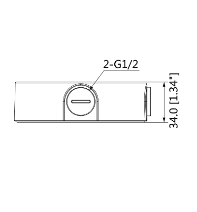 DAHUA PFA136 Caja de Conexiones Impermeable para Cámaras Domo