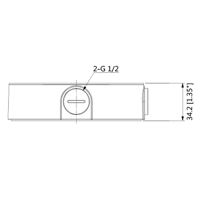 DAHUA PFA137 - Caja de conexiones compatible con series / T3A / HDW8 / HDW7 / H dBW4 / SD22 / D3A / H dBW6