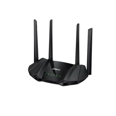 DAHUA DH-AX15M Router Dual-Band Gigabit Wi-Fi 6 - 4 Antenas - De Ultima Generacion - Cumple con el Estandar Ieee 802.11B/G/N - la Velocidad Inalámbrica Alcanza Hasta 300 Mbps Para Ieee 802.11N 