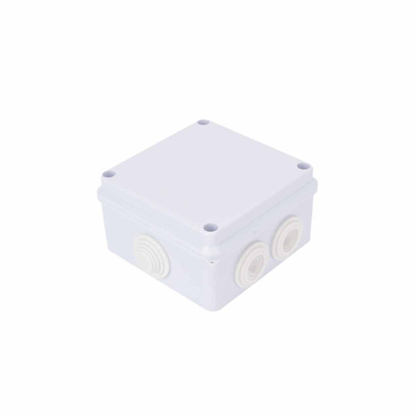 LINKEDPRO LP-WBX-100 CAJA DE REGISTRO IMPERMEABLE IP65, 7 Entradas, Dimensiones 100 x 100 x 70 MM, PARA INSTALACIONES.