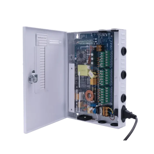 EPCOM XP18DC20HD Fuente PREMIUM / 11-15 V / 18 canales / 20 A / Alta tecnología en seguridad / Doble ventilador / Hasta 1.8 Amperes por Salida / Filtro de ruido por canal / Diseño de alta gama.
