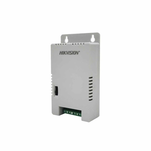 HIKVISION DS-2FA1225-C4/K Fuente de Poder Regulada 12 Vcc / 13.5 Vcc / 15 Vcc para 4 Cámaras / 4 Amp (1 Amp por Salida) / Voltaje de Entrada 90 - 130 VCA / Filtro de Ruido para Cámaras 4K / Modo para Largas Distancias