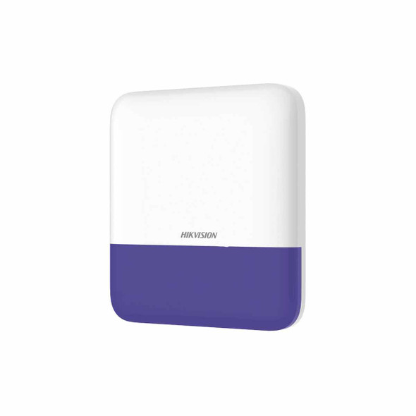 HIKVISION DS-PS1-E-WB/B (AX PRO) Sirena Inalámbrica con Estrobo Azul para Exterior IP65 / 110 dB.