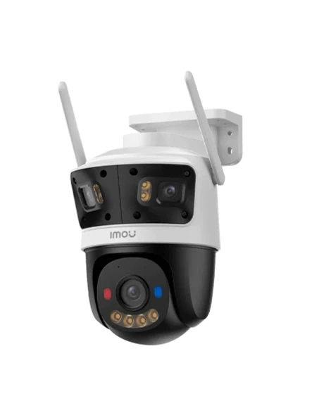 IMOU Cruiser Triple 11MP (IPC-S7UN-11M0WED ) - Camara IP PT Triple Wifi Smart Color 11MP con 2 lentes Fijos de 3 Megapixeles + Lente PT 5 Megapixeles / Dual SD 512GB c/u / Disuasión Activa / Audio Bidireccional