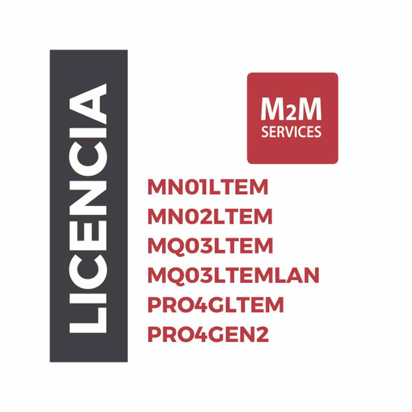 M2M VOUCHERLTEM Servicio de datos 4GLTE/5G por un Año para MN02LTEM / MN01LTEM / PRO4GLTEM / PRO4GEN2 / MQ03LTEM 