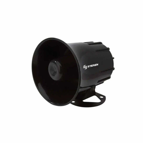 STEREN TRS-450 Sirena de 6 Tonos y 50W para Sistemas de Alarma