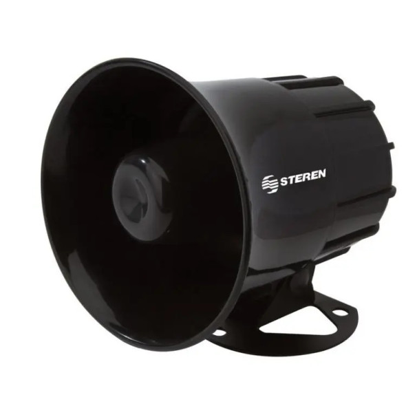 STEREN TRS-450 Sirena de 6 Tonos y 50W para Sistemas de Alarma