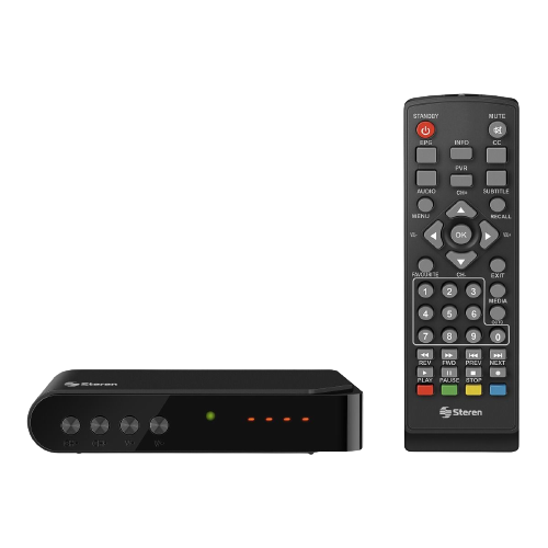 Steren 208-900 Decodificador de TV digital para canales HD