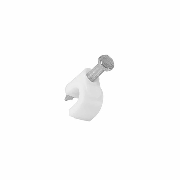 TRUPER GCU-6B GRAPA 6MM BLANCA  GRAPA PARA CABLE REDONDO