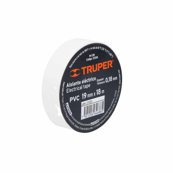 TRUPER M-33B CINTA DE AISLAR BLANCA 