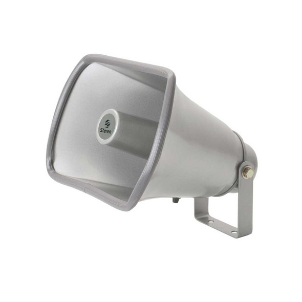 Trompeta rectangular con unidad de 35 W, de aluminio /