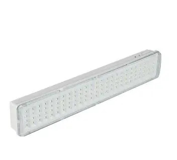 VOLTECK LAE-100 43009 LAMPARA DE EMERGENCIA DE 100 LEDS 500lm recargable - Cuerpo de ABS y pantalla de poliestireno - Enciende automáticamente al fallar la energía eléctrica -Protección de sobre carga y descarga que alarga la vida útil de la batería