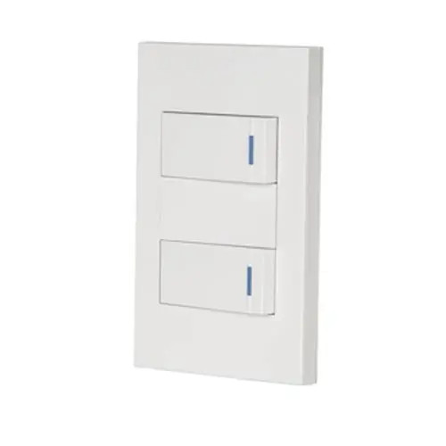 VOLTECK PA-APDO1-EB PLACA 2 INTERRUPTOR 