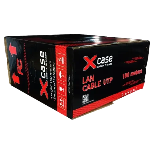 XCASE C10021DOFO CABLE UTP CAT6 50MM Este cable de red UTP categoría 6 está fabricado para ofrecer la máxima durabilidad, es la mejor opción para instalaciones de redes en oficina o cada. ideal para transmisión de voz y datos.