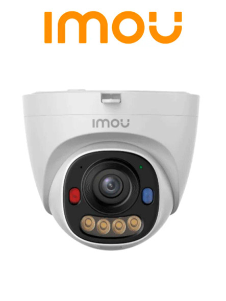 IMOU PS8D - 3MP Cámara Domo, 3MP, PoE, IP67, H.265, Smart Color, disuación activa, Detección de Humanos y Vehiculos, Microfono, Soporta Micro SD 512GB, AOR MODE, ONVIF
