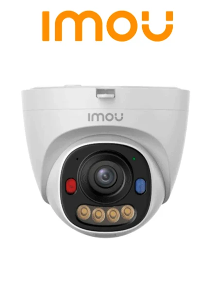 IMOU PS8D - 3MP Cámara Domo, 3MP, PoE, IP67, H.265, Smart Color, disuación activa, Detección de Humanos y Vehiculos, Microfono, Soporta Micro SD 512GB, AOR MODE, ONVIF