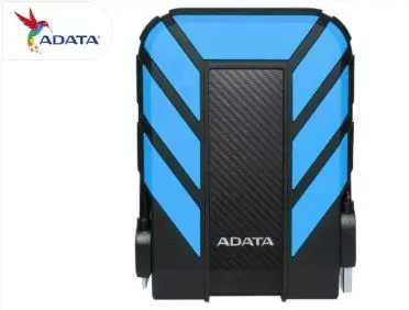 ADATA AHD710P-2TU31-CBL DISCO DURO ETERNO PRO 2 TB 3.1 AZUL SOPORTA CAIDAS, PUERTO USB FACIL DE USAR SEGURO E IMPERMEABLE - DUREZA