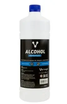 VORAGO CLN-108 ALCOHOL ISOPROPILICO VORAGO BOTELLA 1 LT RAPIDA EVAPORACION concentración de alcohol sin cambios, limpieza de hardware y componentes eléctricos y electrónicos