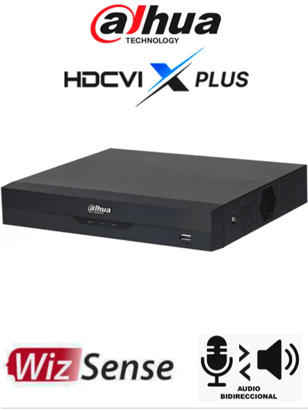 DVR DAHUA DH-XVR5108HS-4KL-I3/T 4K 8 Canales WizSense con AcuPick y Reconocimiento Facial