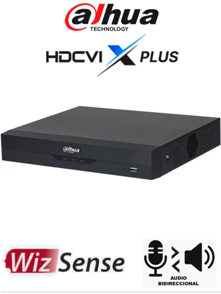 DAHUA DH-XVR5108HS-4KL-I3/T - DVR 4K de 8 Canales WizSense/ HDCVI X PLUS/ Audio Bidireccional/ Acupick/ SMD Plus/ H.265+/ Protección Perimetral y Reconocimiento Facial/ Compatible Dolink Care