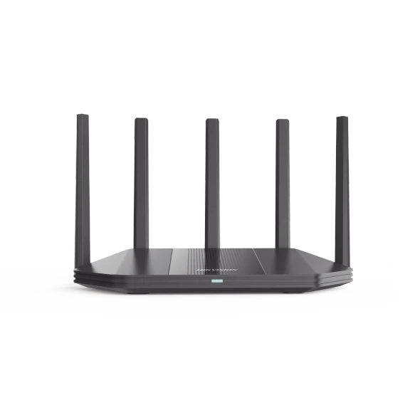 HIKVISION DS-3WR30X Router Inalámbrico / Wifi 6 / Hasta 3000 Mbps / MESH / Doble Banda AC (2.4 GHz y 5 GHz) / 4 Puertos 1000 Mbps / 5 Antenas Omnidireccional / Interior / Beamforming Optimizado / Administración Gratuita desde la Nube