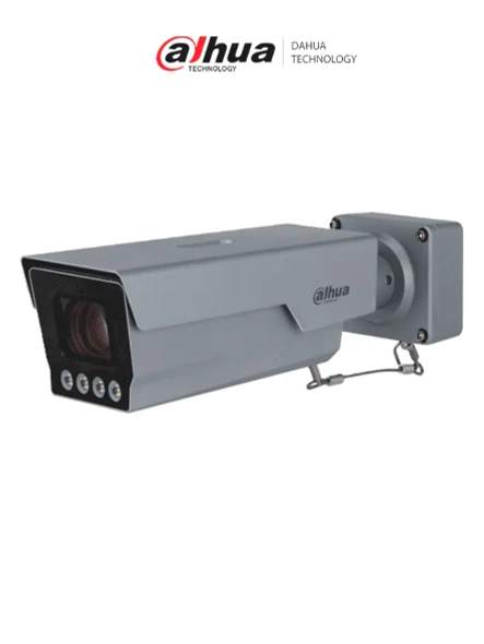 DAHUA ITC431-RW1F-IRL8 - Cámara IP LPR 4 MP/ Monitoreo inteligente del tráfico/detección de vehículos (tipo, color, marca)/ Iluminación 23 m–30 m/ Lente motorizado 10 mm–50 mm/ Captura hasta 180km/ IP67/ PoE/ IK10