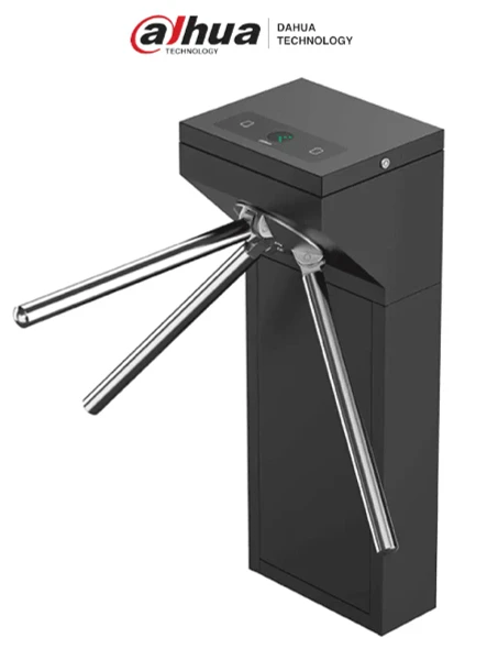 DAHUA DHI-ASGG100BL Torniquete Bidireccional/ MCBF de 1 Millon/ Color Negro/ Contacto Seco/ Voltaje 110-240 VAC/ Compatible con Cualquier control de Acceso/ Uso Interior/ 