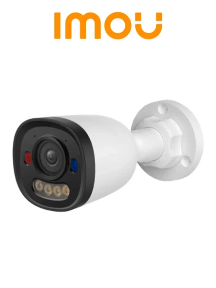 IMOU PS3D -3MP Camara Bala - 3MP - PoE - IP67 - H - 265 - Smart Color (Color 24 - 7) - Deteccion de Humanos y Vehiculos - Microfono - Soporta Micro SD 512GB - AOR MODE - ONVIF