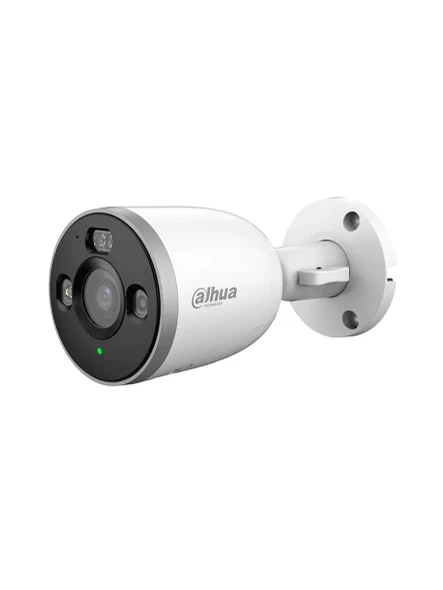 DAHUA DH-F3D-PV - Cámara IP Bullet WiFi de 3 Megapixeles full color + iluminador dual inteligente/ Alarma de luz y sonido/ Detección de humanos y vehículos/ Audio de dos vías/ 30m de IR y luz visible/ IP67