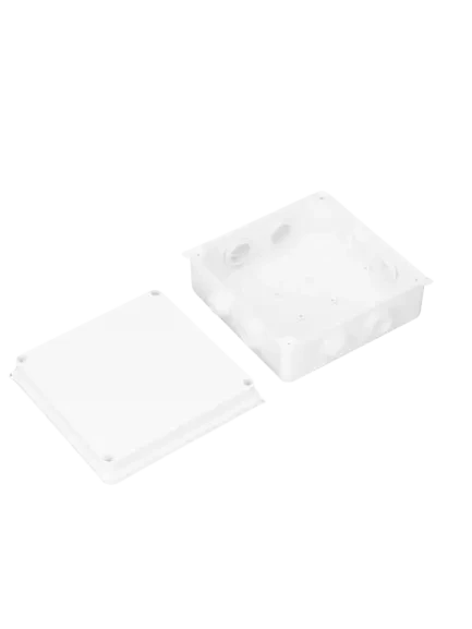 SAXXON PB150 - Caja de conexiones con 8 entradas / PVC libre de halógenos / Compatible con cámaras Bullet / Domo / Dimensiones 150 x 150 x 70 mm (Ancho x Alto x Fondo) / IP55