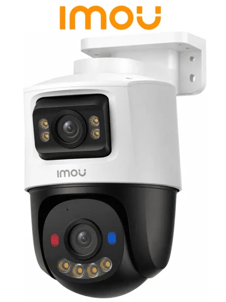 IMOU PS70F 6MP - Cámara PT, Doble Lente, 6 MP, PoE, IP67, H.265, Smart Color, disuación activa, Detección de Humanos y Vehiculos, Audio 2 vías, Soporta Micro SD 512GB,Weatherproof, Smart Tracking, ONVIF #Poe