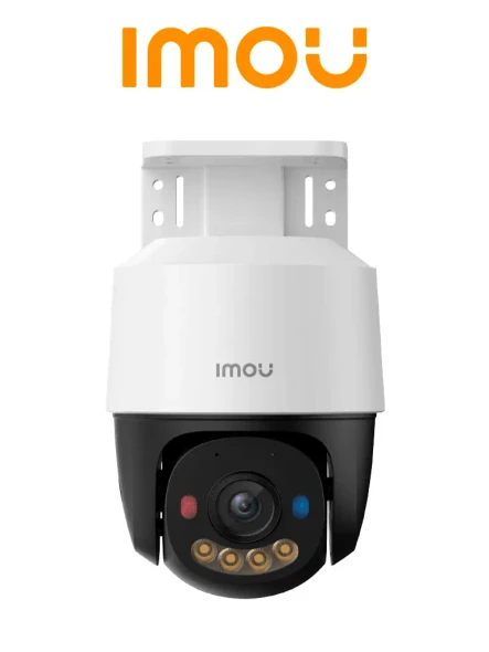 IMOU IPC-PS7FN-3M0-imou - Cámara PT Lente fijo 3.6mm, 3MP, PoE, IP67, H.265, Smart Color, disuación activa, AOR mode, Detección de Humanos y Vehiculos, Audio 2 vías, Soporta Micro SD 512GB,Weatherproof, Smart Tracking,H.265, ONVIF