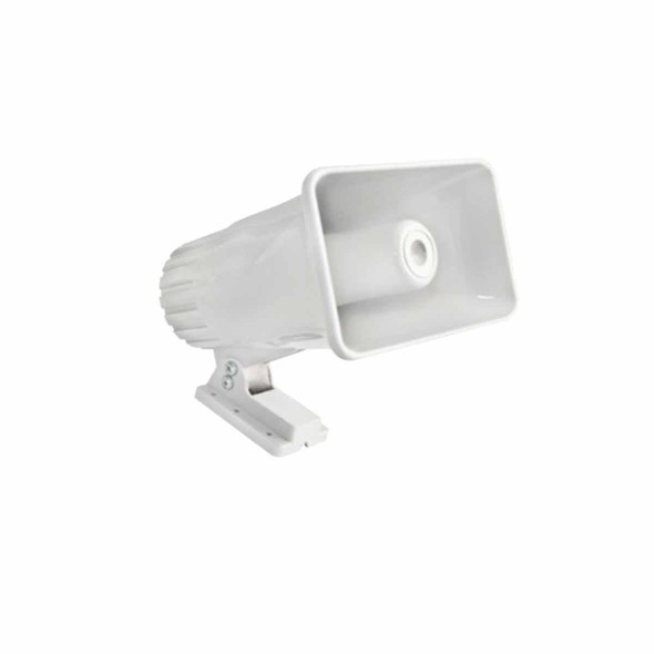 S-FIRE SF-581A Sirena de 2 tonos 30 W/ Sonido 118 dB.Tecnología avanzada para interior y exterior Fácil montaje, instalación simplificada Consumo eficiente: 1200 mA a 12 VCC Dimensiones compactas: 200x149x240 mm.