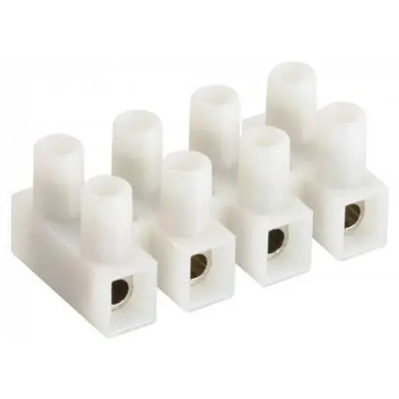 STEREN 150-004 BANCO DE TERMINALES DE 2 filas, 8 tornillos