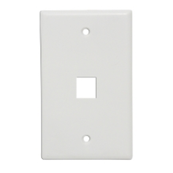 STEREN 310-201WH PLACA UTP KEYSTONE 1 CAVIDAD 