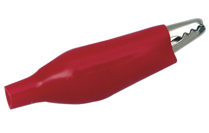 STEREN CAI-101R CAIMAN CHICO ROJO, 3A 27MM de largo por 1 cm de ancho, Se usa para pasar corriente.