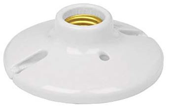 VOLTECK POPO-18 PORTALAMPARA PORCELANA