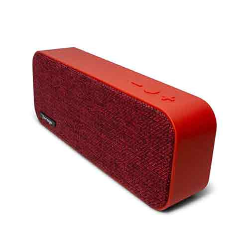 Vorago BSP-150 Bocina Bluetooth Portátil 6w, Entradas Micro SD, Jack 3.5 mm, Batería Recargable, Rojo