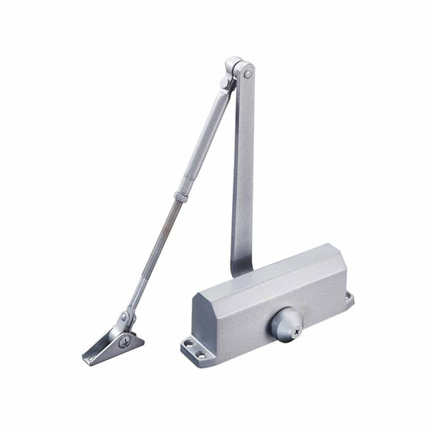 ACCESSPRO ACCESSDC Cierrapuertas para puertas de 40-65, Ajuste de cierre en velocidad 1: 180-15 Velocidad 2 ajustable: 15-0 para precisión Soporta ancho de puerta máximo 950 mm Prueba de durabilidad por 1,000,000 ciclos.