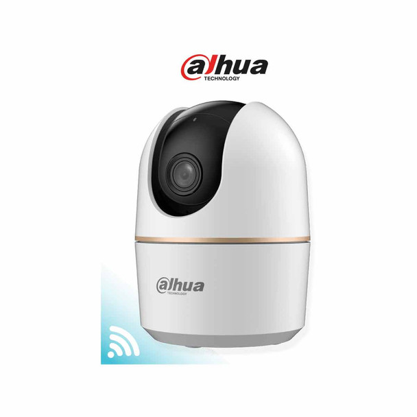 DAHUA DH-H5A - Cámara IP Domo Motorizado Wifi de 5 Megapíxeles con IA, autotracking, audio bidireccional (micrófono y altavoz), sirena, IR de 10 m, ranura MicroSD